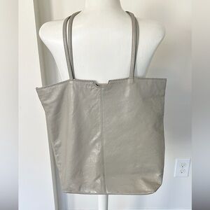 Latico Gray Leather Tote Bag